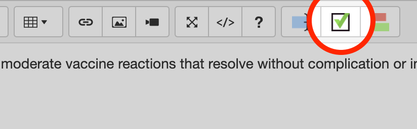Click on button 'check whole text'